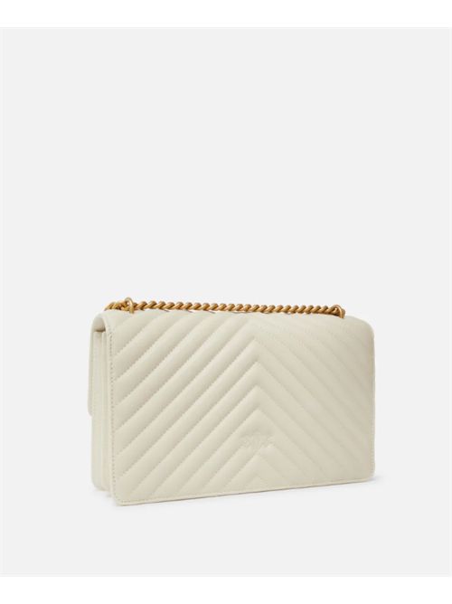 LOVE ONE CLASSIC PINKO | 100941.A0GKZ14Q BIANCO SETA-ANT. GOLD